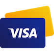 Logo de tarjeta Visa.