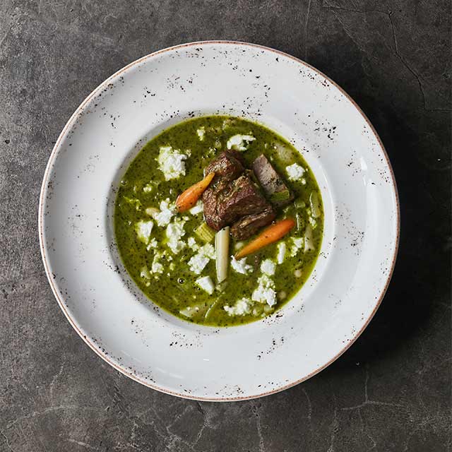 matria-3-640x640 Plato de comida de gourmet