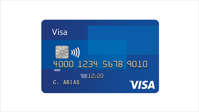 tarjeta visa tarjeta visa